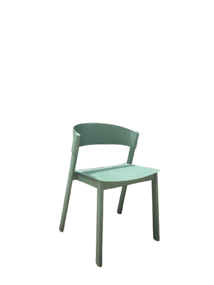Chaise de réunion en bois clair - Muuto - Cover Side Chair