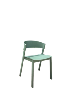 Chaise de réunion en bois clair - Muuto - Cover Side Chair
