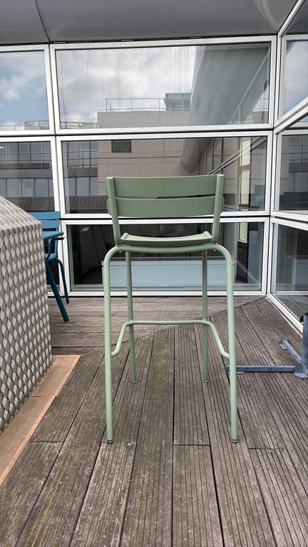 Chaise d'extérieur en métal Vista blue
