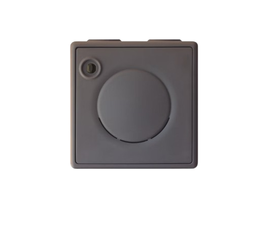 Casier de rangement en plastique avec porte battante