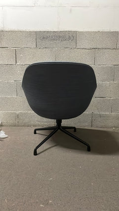 Fauteuil Hay About A Lounge AAL 81 Gris clair - ambiance