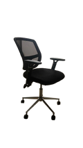 Fauteuil de bureau résille noir