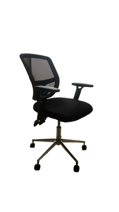 Fauteuil de bureau résille noir