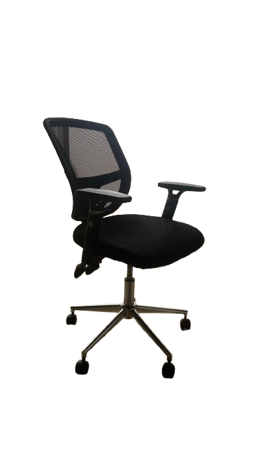 Fauteuil de bureau résille noir