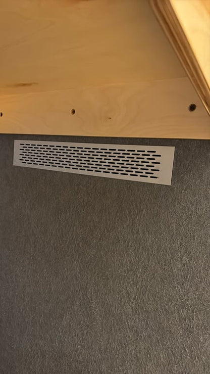 Cabine acoustique avec strapontin