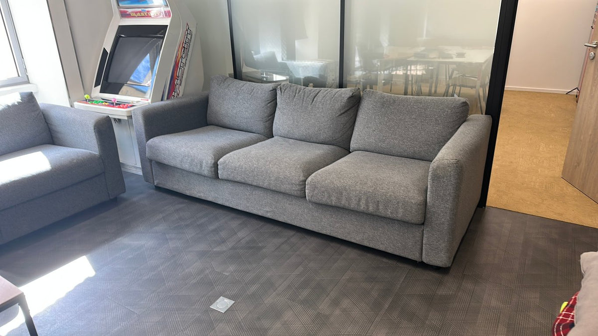 Canapé IKEA Vimle Tissu Gris - 3-4