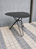 Table basse 58x58 Métal Noir