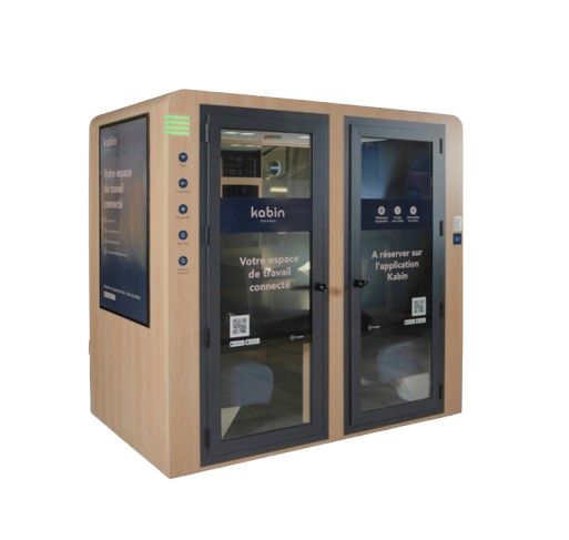 Cabine acoustique - Modèle Kabin livre service retrofitté
