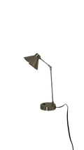 Lampe de table en acier brossé