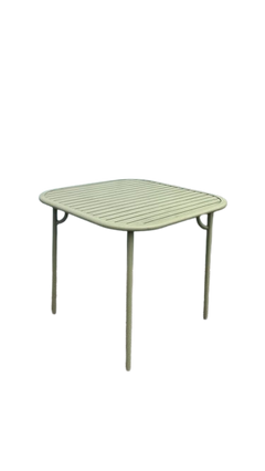 Table rectangulaire 84x84 Petite Friture Week-End Vert