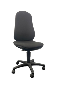Fauteuil de bureau noir sans accoudoirs