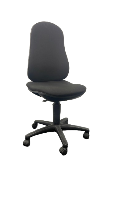 Fauteuil de bureau noir sans accoudoirs