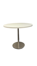 Table de réunion ronde 90x90 Blanc