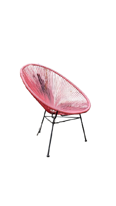 Chaise d'extérieur Leroy Merlin Acapulco Rouge - 3-4