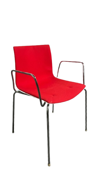 Chaise de réunion Arper Catifa 46 Rouge