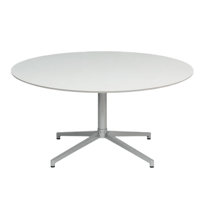Table de réunion ronde en verre 120cm