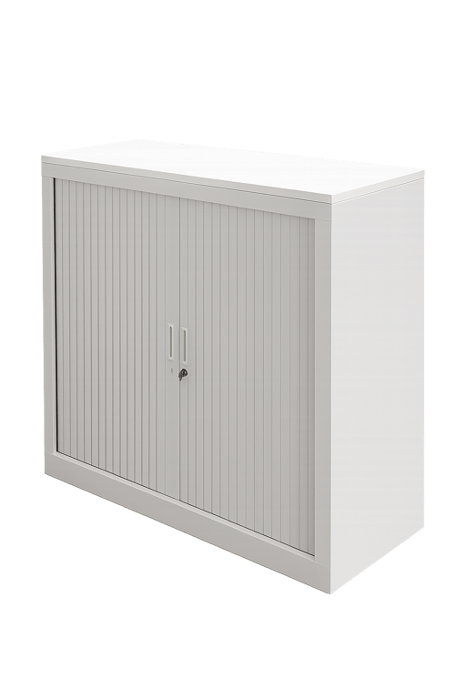 Armoire basse à portes coulissantes