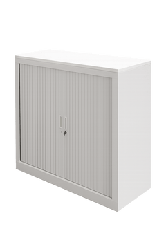 Armoire basse à portes coulissantes