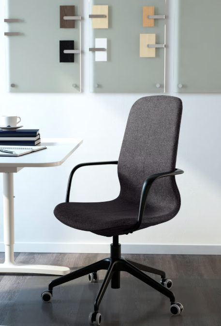 Chaise de réunion IKEA Langfjall Gris