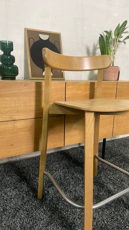 Chaise haute en bois - ambiance