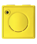 Casier de rangement en plastique jaune Ooncub