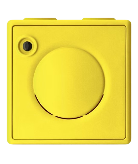 Casier de rangement en plastique jaune Ooncub