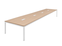 Table de réunion rectangulaire avec top access