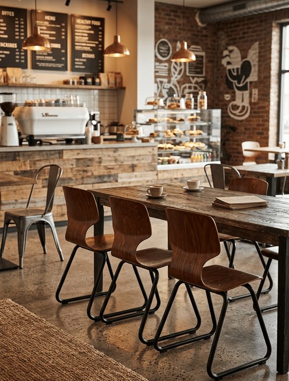 Chaise de Cafétéria Flötotto