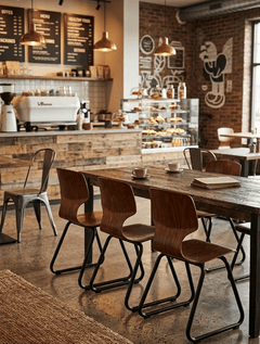 Chaise de Cafétéria Flötotto