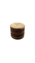 Pouf crème en fibre