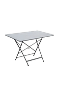 Table d'extérieur 70x70 Métal gris
