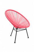 Chaise d'extérieur Leroy Merlin Acapulco Rouge