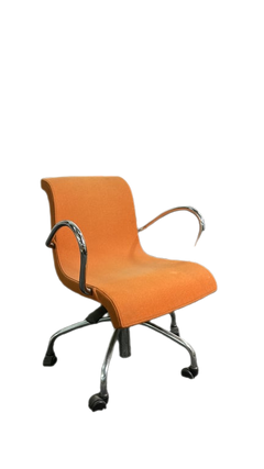 Chaise à roulettes Lensvelt Flag Chair Orange - 3-4