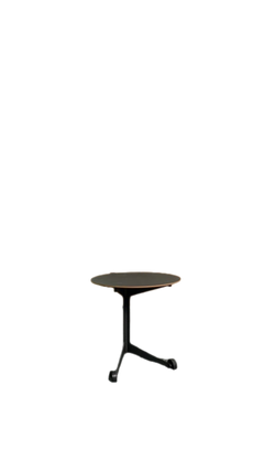Table basse ronde 60x60 noire
