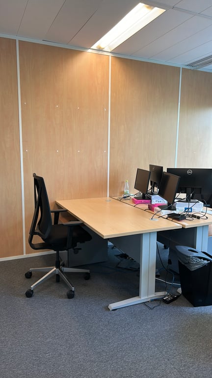 Bureau droit 160x80 - obturateur - ambiance