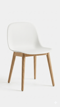 Chaise Fiber Chair wood Muuto
