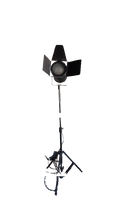 Lampe sur pied en métal noir