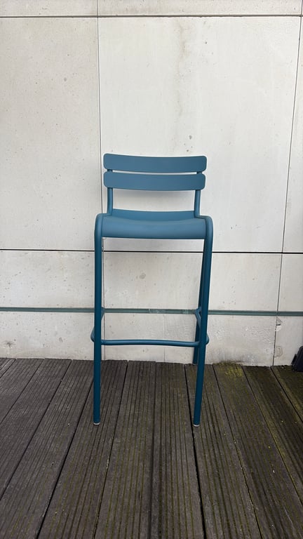Chaise d'extérieur en métal Boston Blue