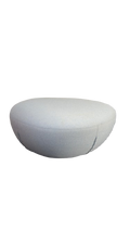 Pouf en tissu couleur cascade