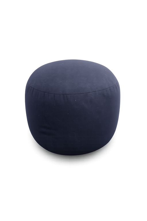 Pouf en tissu Catalina Blue