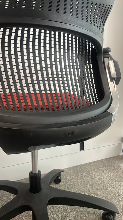 Fauteuil de bureau Knoll Génération Rouge - arriere