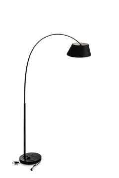 Lampadaire sur pied Métal noir
