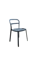 Chaise d'extérieur métal Noir