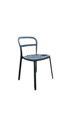 Chaise d'extérieur métal Noir