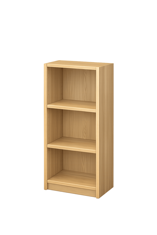 Bibliothèque 3 étagères en bois