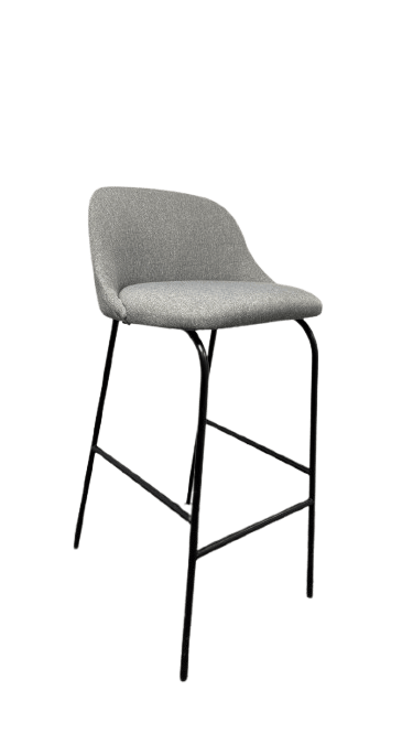 Chaise haute Viccarbe Aleta Gris clair