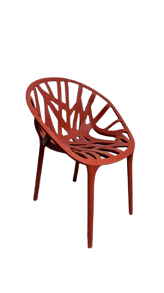 Chaise de cafétéria Vitra Ronan et Erwan Bouroullec Rouge - 3-4