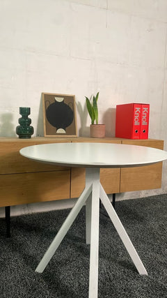Table ronde 80x80 Blanche