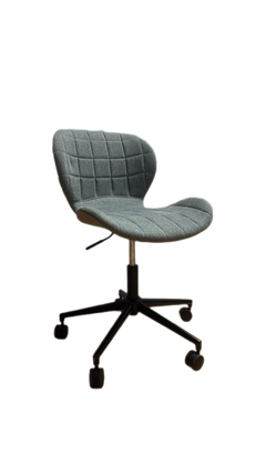 Chaise de réunion Zuiver Tissu gris - 3-4