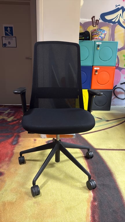 Fauteuil de bureau Quadrifoglio Group Diade Rock Noir - 3-4